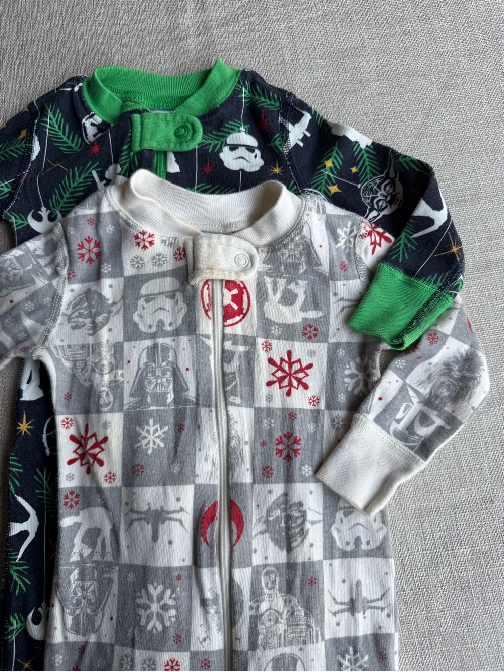 Star Wars Hanna Andersson Holiday Pajamas set of 2